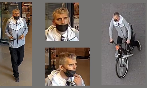 Die Videoüberwachung zeigt den Ladendieb.