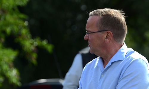 Innenminister Pistorius bei seinem Besuch am Salzgittersee