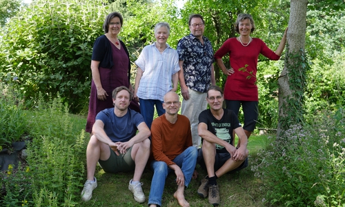 stehend Nicola Pöckler, Christiane Wagner-Judith , Gerhard Bartschies-Franke, Saskia Hoog; davor Moritz Goedeke, Robert Hübner, Carsten Brüninghaus