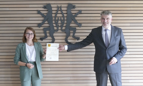 Lara Michelle Stein und Henning Heiß.