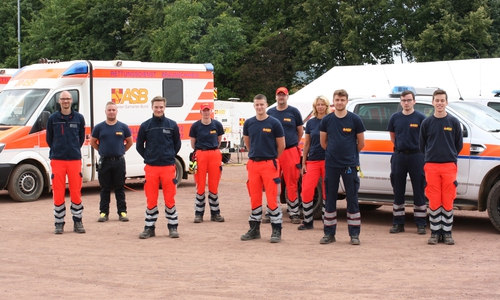 Die Schnell-Einsatz-Gruppe des ASB-Regionalverband Braunschweiger-Land im Einsatz.