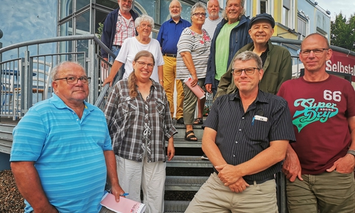 Von links nach rechts und unten nach oben: Gerhard Hasselbach, Nanni Rietz-Heering, Thomas Kalberlah (stellv. Vorsitzender ), Torsten Gutsmann (stellv. Voritzender), Frank Raabe-Lindemann (Vorsitzender), Ingrid Koch, Jürgen Hertwig, Marianne Pawelczyk, Uli Boes, Manfred Hartleib (Schriftführer) und Peter Baumeister.