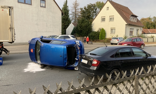 In Schöppenstedt kam es gestern zu einem Unfall.