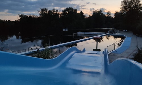 Der Fümmelsee in den Abendstunden.
