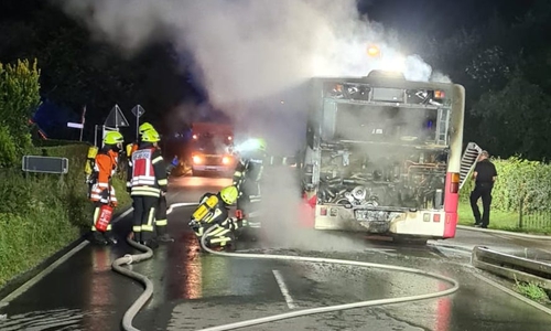 Das Feuer wurde unter Atemschutz gelöscht
