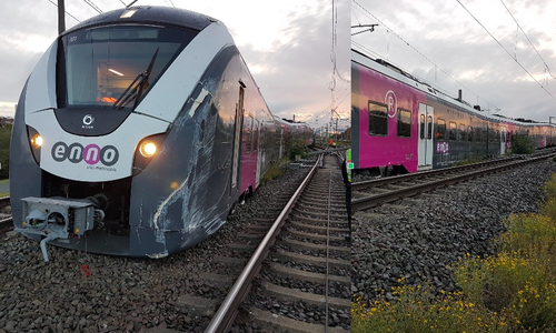Ein Zug ist in Wolfsburg am Morgen entgleist.