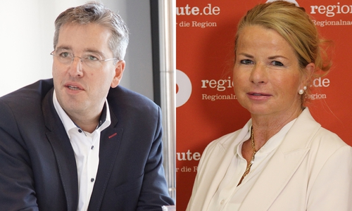 Dr. Oliver Junk (CDU) tritt nach aktuellem Stand gegen Herausfordererin Urte Schwerdtner in einer Stichwahl an. 