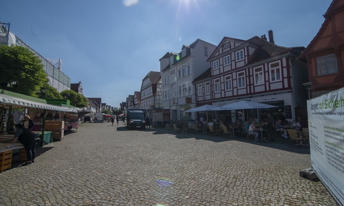 Die Innenstadt von Gifhorn.