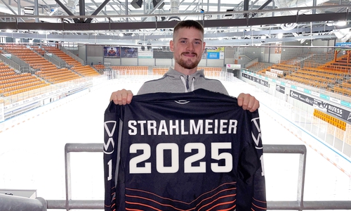 Dustin Strahlmeier verlängert bei den Grizzlys Wolfsburg bis 2025.