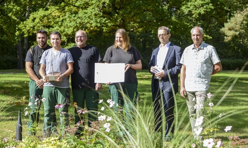 Die Gewinner der Goldmedaillen wurden heute geehrt.