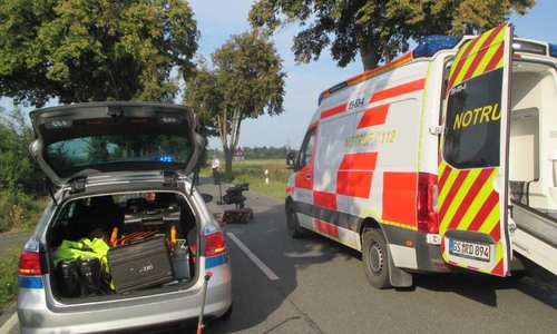 Die 94-Jährige musste vor Ort versorgt werden.