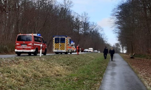 Einsatz auf der Kreisstraße 53.