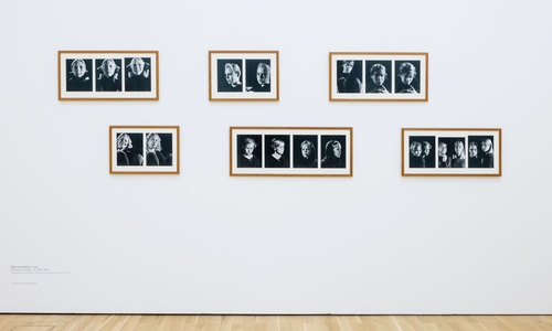 Eija-Liisa Ahtila Casting Portraits I-VI, 1995 - 1997 Schwarzweißfotografien, diverse Formate, Passepartout, Rahmen, Silbergelatine auf Barytpapier, Edition 5/10 + 2 AP Schenkung aus Privatbesitz.