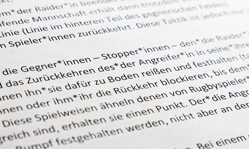 Beeinträchtigt das Gendersternchen die Verständlichkeit von Texten? 