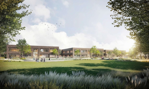 Ein echter Hingucker, das in seinem geplanten Design den Charakter eines Campus ausstrahlt, soll das neue Schulzentrum „Goldene Aue“ werden. Mit einem Projektvolumen von 62 Millionen Euro handelt es sich um die größte und teuerste Investition in der Geschichte des Landkreises Goslar.