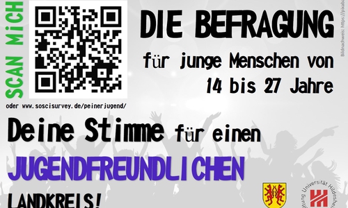 Der Landkreis Peine hat eine Umfrage für junge Menschen im Alter zwischen 14 und 27 gestartet.