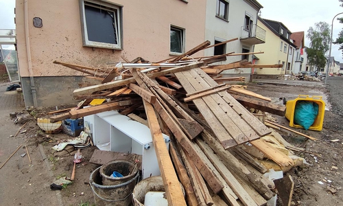 Das Hochwasser 2021 richtete im Südwesten Deutschlands hohen Schaden an. Symbolbild