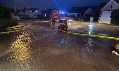 Der Bereich wurde großflächig überspült.