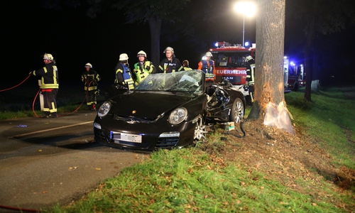 Auf der K98 kam es am Mittwochabend zu einem schweren Unfall.