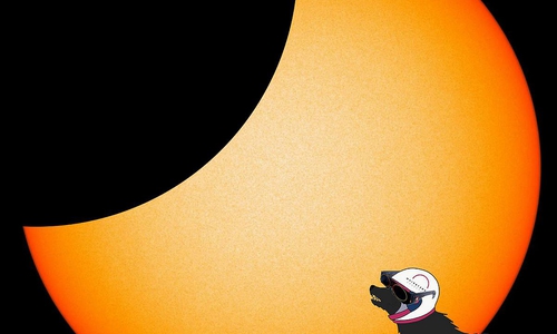 Partielle Sonnenfinsternis