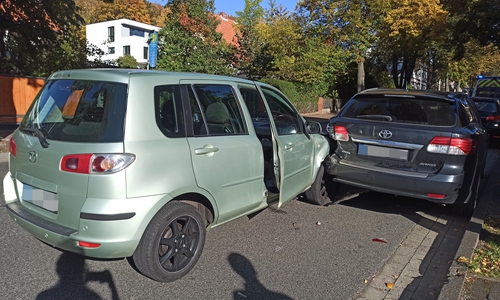 Unfall in der Ilsenburger Straße.