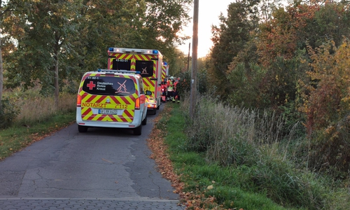 Auf einem landwirtschaftlichen Weg in der Nähe des Meinerser Sportplatzes kam es zu dem Unfall.