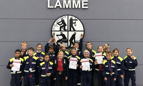 Spiel ohne Grenzen der Braunschweiger Kinderfeuerwehr in Lamme