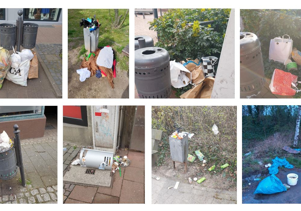 Mülleimer-Offensive für eine saubere Stadt - Mehr Abfallbehälter