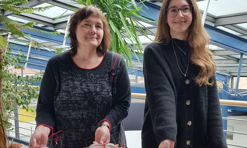 Carola Stobbe, die Gleichstellungsbeauftragte vom Jobcenter Wolfenbüttel und Carolin Wiek, die Gleichstellungsbeauftragten vom Landkreis Wolfenbüttel