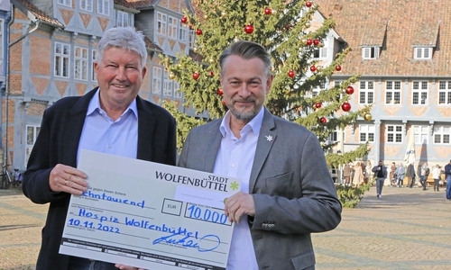 Geschäftsführer Olaf Danell und Vorsitzender Bürgermeister Ivica Lukanic gaben die in diesem Jahr ausgeschütteten Fördermittel der Oppermann-Kerle-Stiftung bekannt.