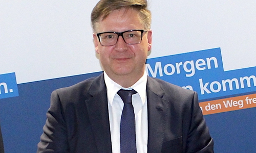 Michael Arndt, Leiter Firmenkunden der Volksbank BraWo.