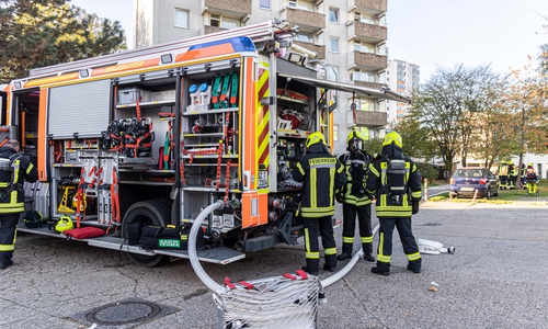 Die Feuerwehr konnte das Feuer schnell löschen.
