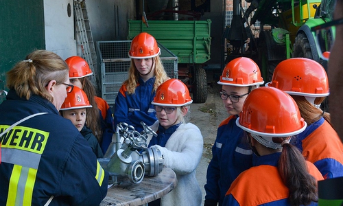 Abnahme der Jugendflamme 1 bei den Feuerwehren der Samtgemeinde Baddeckenstedt.