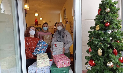 Team der Aktion "Päckchen für Peine"