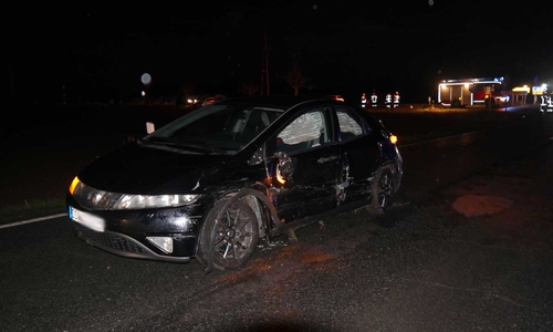 Die Insassin des Hondas wurde bei dem Unfall verletzt.