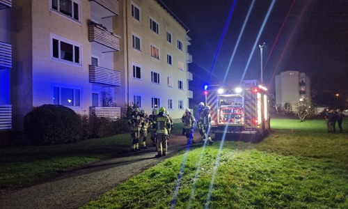 Im Kiebitzweg kam es am Dienstagabend zu einem Kellerbrand