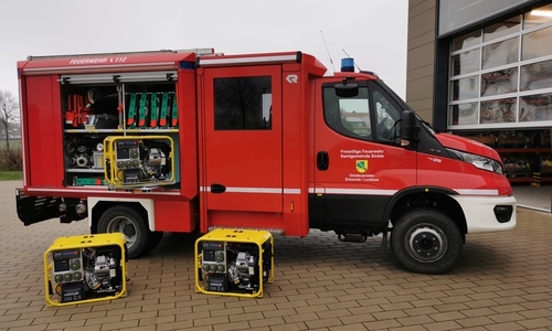 Die Feuerwehren in der Samtgemeinde Sickte erhielten drei Notstromaggregate.