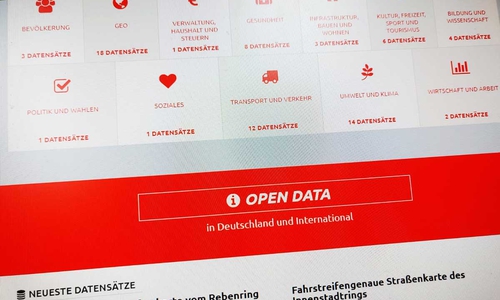 Über das neue Portal kann jeder auf die Daten zugreifen. (Bildschirmfoto)