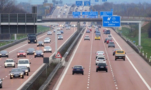 Die freie Fahrt auf deutschen Autobahnen wird vielerorts eingeschränkt werden.