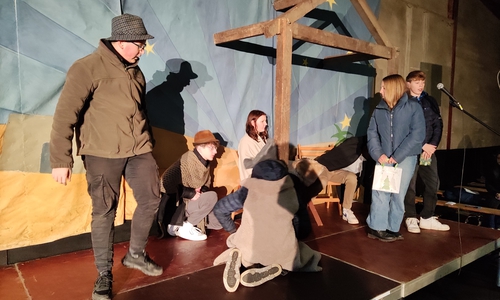 Das Krippenspiel in Klein Ilsede.
