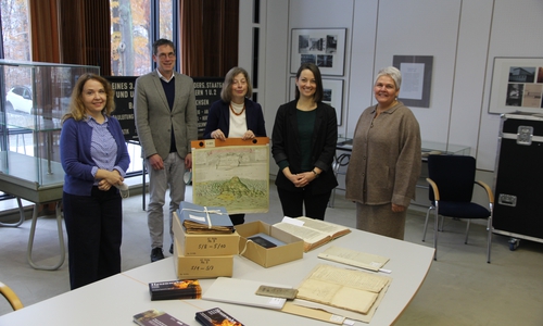 v.l.n.r. Slavka Lorenzen, Dr. Brage Bei der Wieden, Dr. Silke Wagener-Fimpel, Stella Gilfert und Dr. Sandra Donner.
