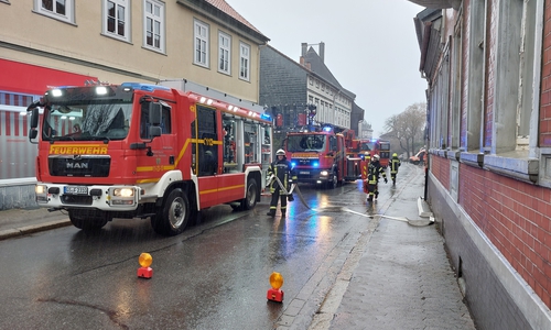 Einsatz an Heiligabend in der Bäringer Straße.