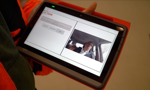 Mit dem ISAN-System wird das Bild aus dem Auto direkt an den Disponenten übertragen.