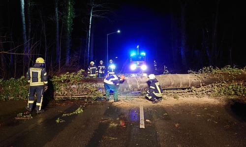 Einsatz in der Sudendorfallee in Hankensbüttel.