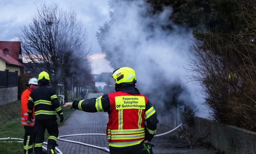 Das Feuer war schnell unter Kontrolle.