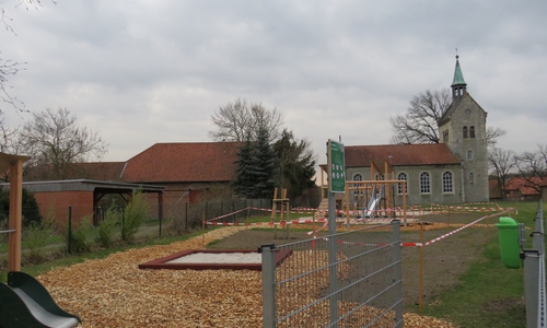 Der neue Spielplatz in Groß Brunsrode ist eröffnet.