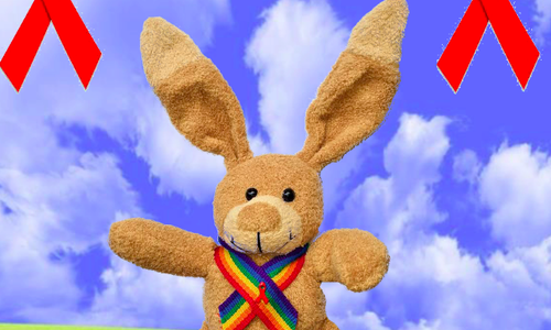 Diese Häschen werden für den guten Zweck verkauft.