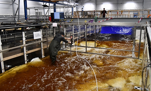 Hydraulische Messungen im 