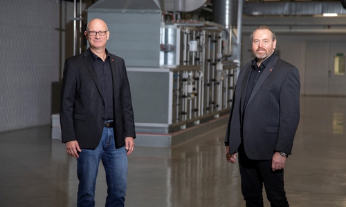 Betriebsratsspitze im Volkswagenwerk Salzgitter: Dirk Windmüller (li) und Björn Harmening.