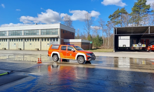 Im Niedersächsischen Landesamt für Brand- und Katastrophenschutz wurde ein Fahrtraining durchgeführt.